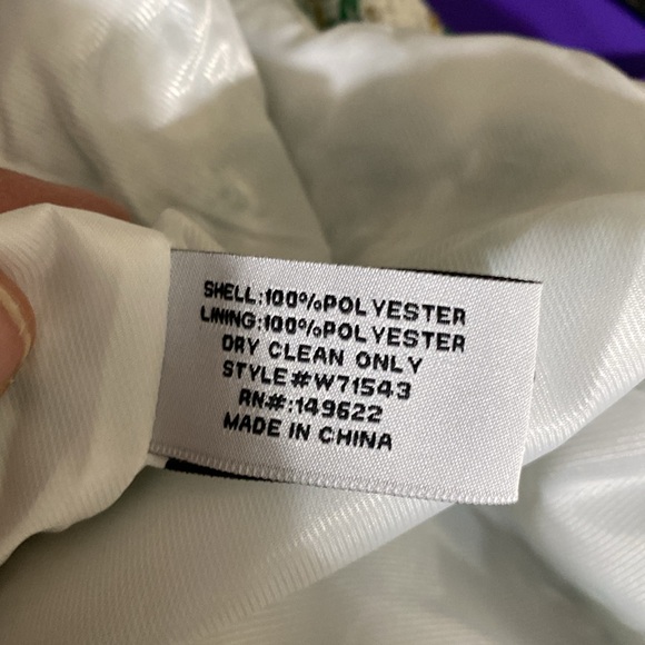 NWT Walter Baker Green White Tweed Barbara Dress Size 10 - Picture 14 of 16